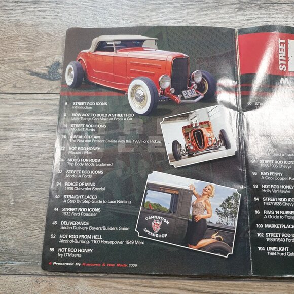 Street Rod Milestones Magazine 2009 Iconic Cars Rods Custom Builds Ford Pickup - Picture 2 of 4
